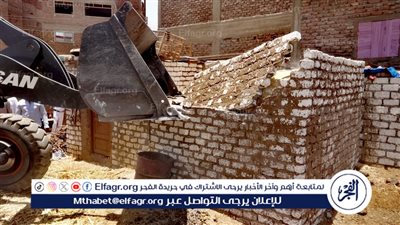 خلال حملة مكبرة.. تنفيذ ٣ قرارات إزالة تعديات على الأراضي الزراعية بالأقصر