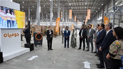  رئيس الوزراء يشهد افتتاح أكبر مستودع لشركة جوميا مصر 