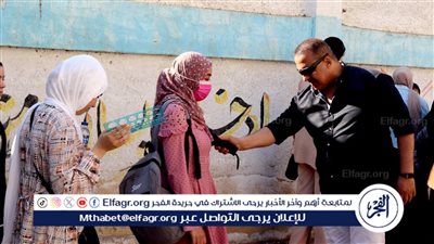 اجراءات تفتيشية مكثفة على أبواب لجان الثانوية العامة في الدقهلية | صور