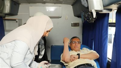 محافظ الجيزة يشهد انطلاق فعاليات اليوم العالمي للتبرع بالدم من ميدان مصطفى محمود