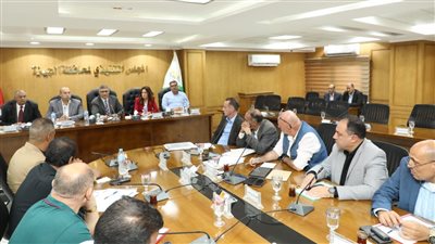 محافظ الجيزة يناقش ملفات التصالح والتقنين والخطة الاستثمارية وأداء المراكز التكنولوجية