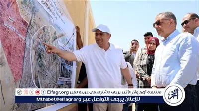 محافظ الإسماعيلية يتفقد مشروع شبكة التجفيف ومحطة الصرف الصحي بقرية الحجاز