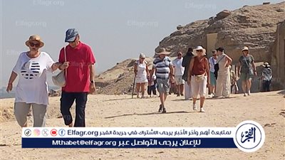 توافد سياحي غير مسبوق على مناطق المنيا الأثرية من جنسيات متعددة خارج الموسم الرسمي
