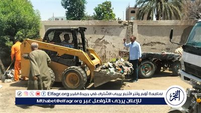 نائب رئيس مركز دشنا: رفع 30 طن مخلفات ضمن جهود تجميل المدينة