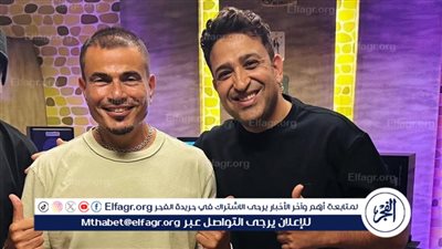 تامر حسين يروج لألبوم 