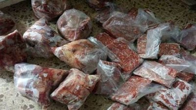 ضبط لحوم ودواجن واسماك مخالفة بالعاشر من رمضان 