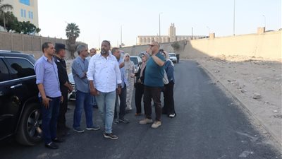 محافظ القليوبية يتفقد أعمال رصف شارع أحمد حلمي المؤدي إلى مستشفى الناس