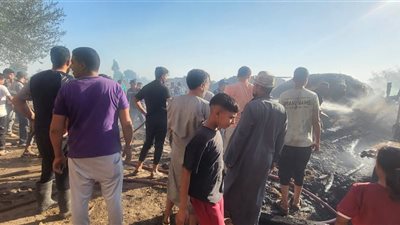 السيطرة على حريق بمنزلين عشوائيين في طوخ دون خسائر بشرية