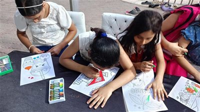 أغاني بدوية وورش أطفال في أنشطة ثقافة الفيوم بمعرض الكتاب