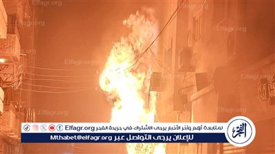 طلب التحريات في حريق داخل مخزن تدوير قمامة بمنشأة ناصر