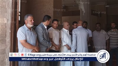 صلاة الغائب علي الشاب أحمد حمدي ابن السنبلاوين بعد 18 يوم غريقا برأس البر