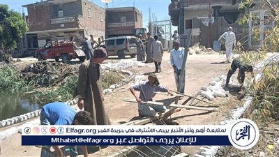 رئيس مركز القوصية باسيوط يتفقد تطوير كوبري عزبة محمد يوسف ببني هلال