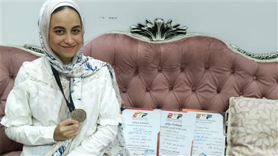 متألقة فى المحاماه.. يمنى بنت الفيوم وتحصد المركز الثاني جمهوريًا في التايكوندو 