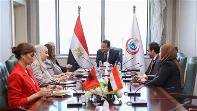 “عبدالغفار” يبحث مع سفير جمهورية ألبانيا بالقاهرة سبل تعزيز التعاون في القطاع الصحي
