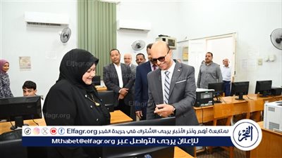 رئيس جامعة أسيوط يتفقد معملي التنسيق الإلكتروني بكلية الآداب والمدينة الجامعية اليوم 