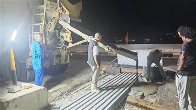 إسماعيل كمال يتابع أعمال المرحلة الأولى بكوبري بديل خزان أسوان