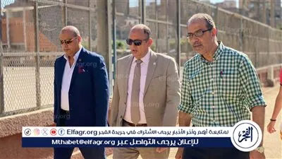 رئيس جامعة حلوان يتفقد اختبارات القدرات بكلية علوم الرياضة بنين