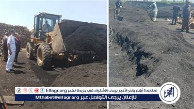 تنفيذًا لتوجيهات محافظ الدقهلية: إزالة مكامير الفحم النباتي المخالفة بعدة مراكز للحد من التلوث