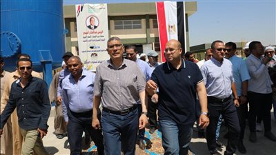 محافظ الجيزة يُطلق التشغيل التجريبي لـ3 محطات صرف صحي بالصف ضمن مشروعات 