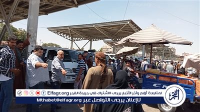 حملة مكبرة لإزالة الإشغالات والتعديات بموقف نزلة عبد اللاه بحي شرق أسيوط 