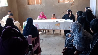  ندوات التوعية المجتمعية بأسوان لتشجيع السيدات والفتيات للمشاركة الإيجابية فى الإستحقاقات الدستورية 