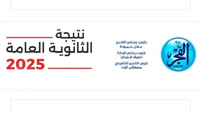 عاجل ـ بالخطوات.. طريقة الحصول على نتيجة الثانوية العامة 2025 من موقع الفجر https://natega.elfagr.org/