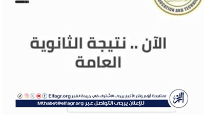 الناجح يرفع إيده.. نتيجة الثانوية العامة 2025 دور أول