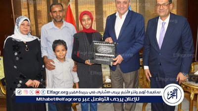 محافظ الغربية لأوائل الثانوية العامة: نجاحكم أسعد كل بيت في الغربية وأنتم الواجهة المشرفة للمحافظة