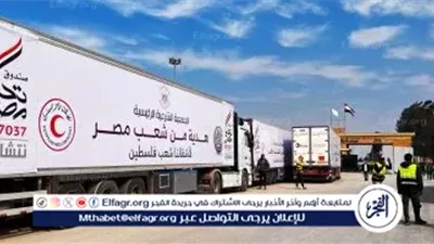 قافلة «زاد العِزّة» الثامنة تنطلق نحو غزة وسط قيود إسرائيلية صارمة