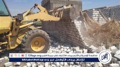 محافظ المنيا: إزالة 683 حالة تعدٍ على الأراضي الزراعية وأملاك الدولة
