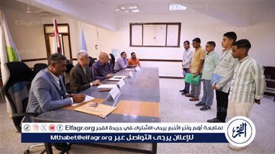 بدء اختبارات القبول بالمدرسة الفنية للمياه والصرف الصحي بأسيوط الجديدة 