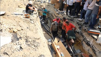 محافظة الجيزة: إعادة إطلاق التيار الكهربائي وعودة محطة مياه جزيرة الدهب للعمل