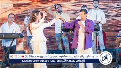 بالصور.. إيهاب توفيق يخطف الأنظار بدويتو 