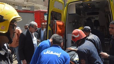  انتشال جثة مسنة وانقاذ نجلها أسفل العقار المنهار بطنطا