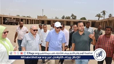 محافظ المنيا يعاين مواقع غير مستغلة بمركز ملوي