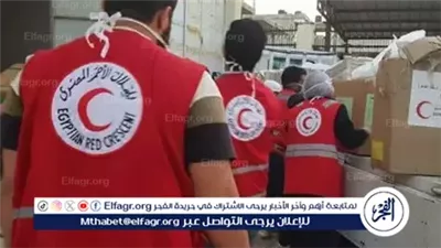 الهلال الأحمر المصري يرسل قوافل 