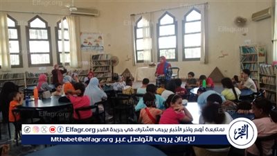 قصور الثقافة تنظم ورشًا فنية ولقاءات توعوية للأطفال بمكتبة السلام