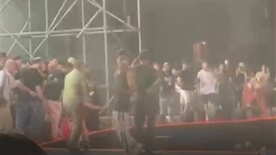 عاجل| شاهد بالفيديو لحظة الانفجار في حفل محمد رمضان بالساحل الشمالي