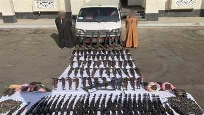 22 مليون جنيه في السوق السوداء.. سقوط أخطر مهربي الأسلحة جنوب البلاد
