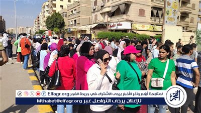 إقبال كثيف من الناخبين أمام لجنة مدرسة جيل 2000 بأكتوبر في انتخابات الشيوخ 2025