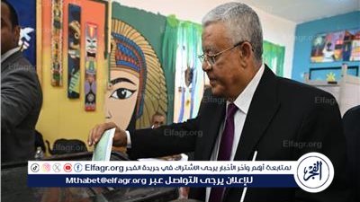 رئيس مجلس النواب «حنفي الجبالي» يدلي بصوته في انتخابات الشيوخ 2025 ويشيد بأداء 