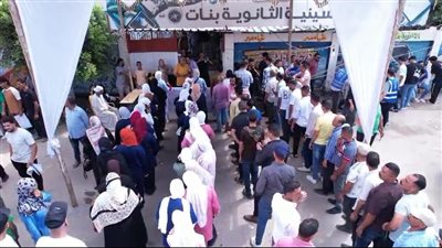 من بينهم كبار السن.. توافد عدد كبير من المواطنين أمام لجنان انتخابات مجلس الشيوخ بالشرقية