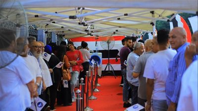 في اليوم الثاني.. توافد عدد كبير من المواطنين على مقرات لجان انتخابات مجلس الشيوخ (صور)