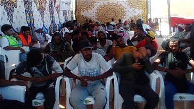 إقبال متزايد في انتخابات الشيوخ بلجان مرسى مطروح