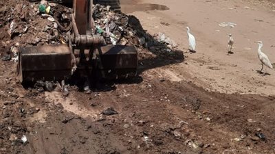 حملة تطهير مكبرة بترعة كفر طنبدي بقرية صناديد لحماية البيئة وصحة المواطنين