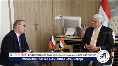 وزير التعليم العالي يبحث سبل تعزيز التعاون مع سفير التشيك في مصر