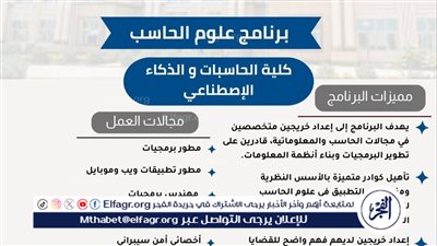 جامعة أسيوط الأهلية تطلق برنامج علوم الحاسب فى العام الجامعي الجديد 