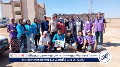 شركة مياه مطروح تقدم خدماتها المتنوعة ضمن قافلة 