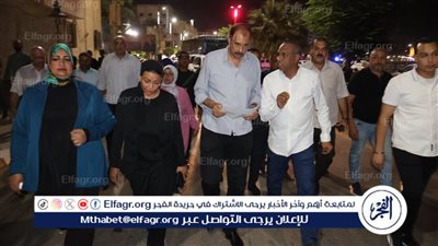 محافظ سوهاج يتفقد مشروعات تطوير الممشى السياحي والميادين العامة