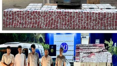 ضبط أشخاص وبحوزتهم سجائر مهربة بالإسكندرية والبحيرة 